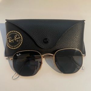 Ray Ban Sunglasses Hexagonal Flat Lenses